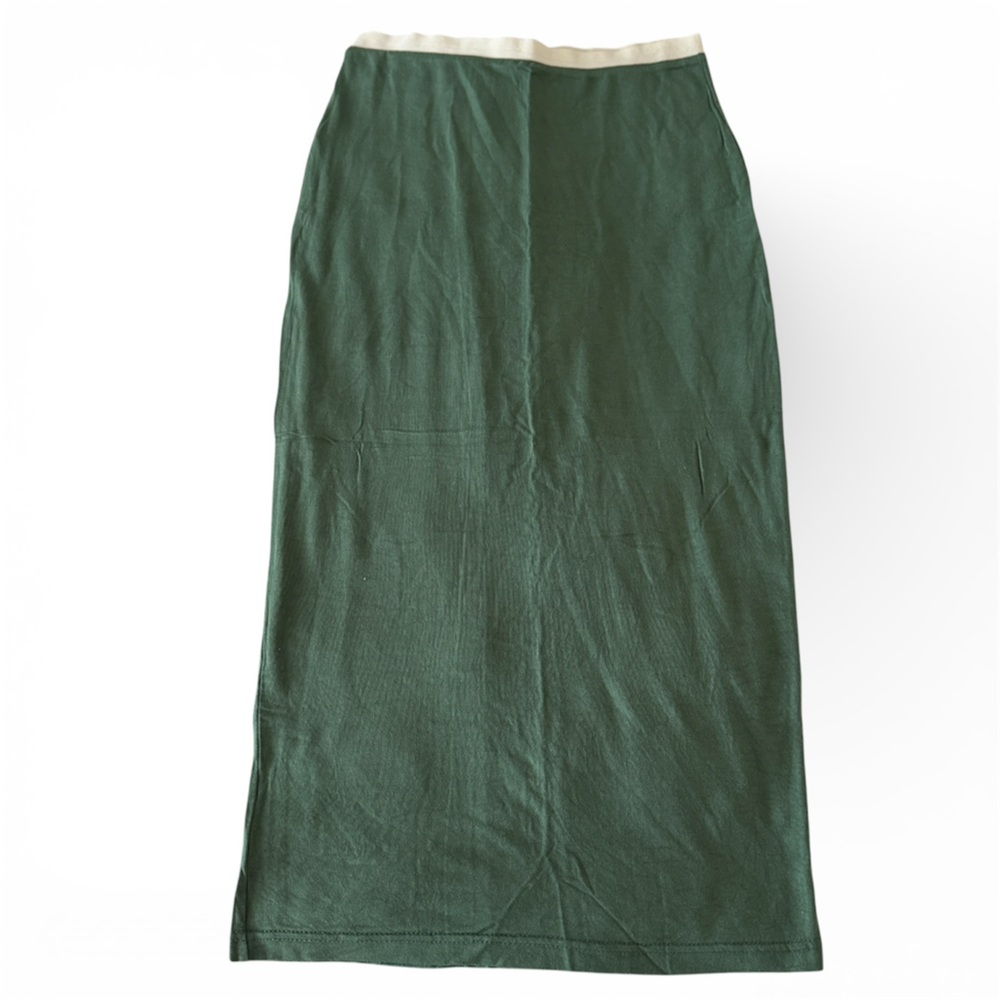 Unbranded Women’s Jersey Pencil Skirt Size M Green